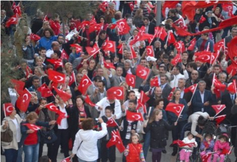 Silivri'de Cumhuriyet çoşkusu