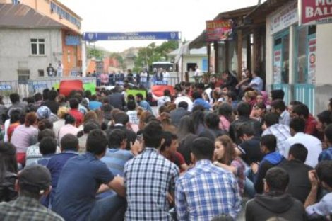 Tunceli'de protesto