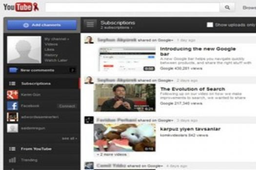 YouTube'a 'sosyal medya' ayarı!