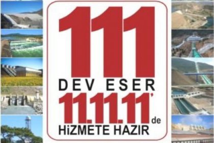 8 Milyarlık 111 Tesisin Açılışı Yarın Yapılıyor