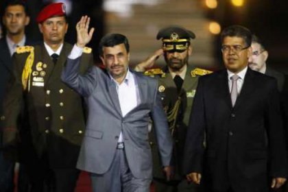 Ahmedinejad Venezuela'da
