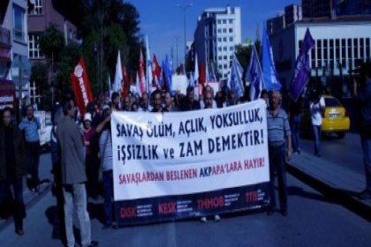 AKP'nin savaş politikaları Ankara'da protesto edildi