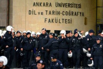 Ankara Üniversitesi'nde olay!