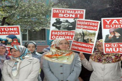 AP 'başörtülü çalışamayan' kadınları sordu!