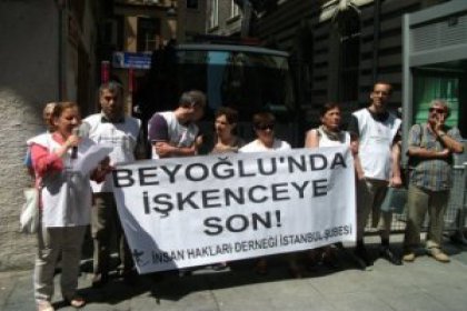 ''Beyoğlu karakolunda işkence var''