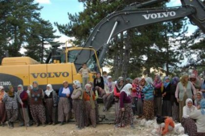 Burdur'da mermer ocağı isyanı