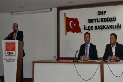 CHP Beylikdüzü Akif Hamzaçebi'yi dinledi