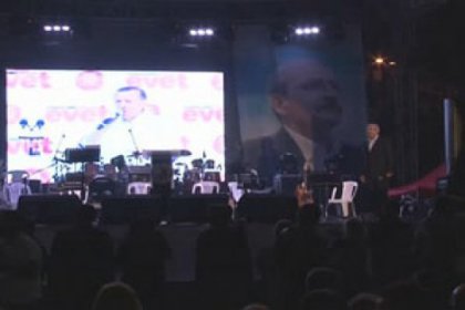 CHP mitinginde Erdoğan konuştu!