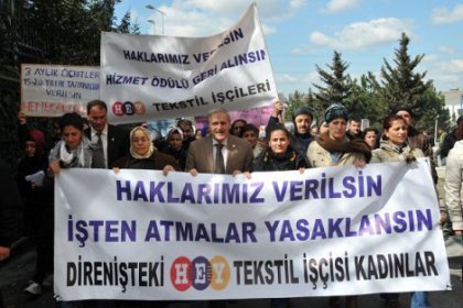 Chp’den Hey Tekstil İşçilerine Destek Ziyareti