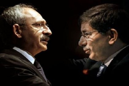 Davutoğlu, CHP Genel Merkezi'nde