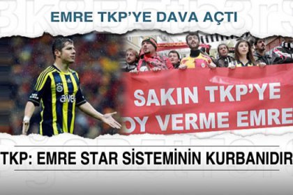 Emre Belözoğlu TKP'ye dava açtı