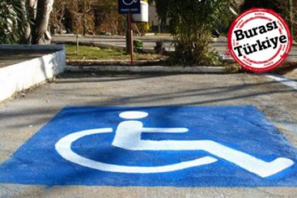 Engelliye 'engelli park yeri' cezası