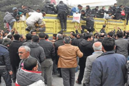 Erciş'te çadır isyanı