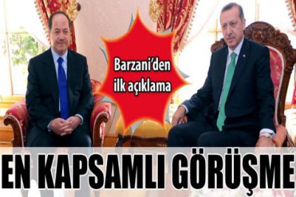Erdoğan-Barzani görüştü