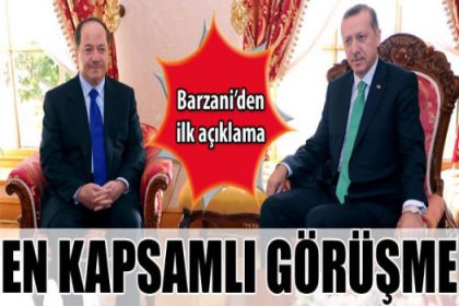 Erdoğan-Barzani görüştü