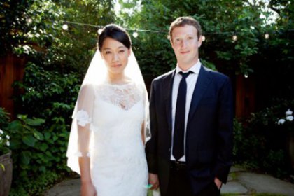 Facebook'un kurucusu Zuckerberg evlendi