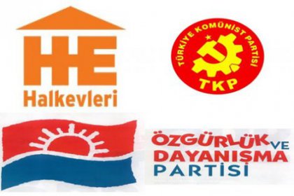 Halkevleri, ÖDP ve TKP'den ortak miting