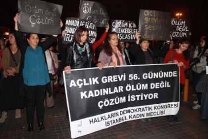 HDK'lı kadınlar bir günlük açlık grevinde!