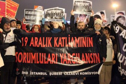 İHD Hayata Dönüş'ü Taksim'de protesto etti