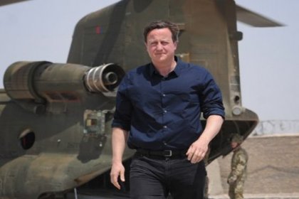 İngiltere Başbakanı Cameron, Afganistan'da