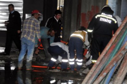 İnşaatta göçük: 7 işçi yaralandı