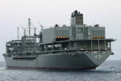İran gemisi, kaza yaptı