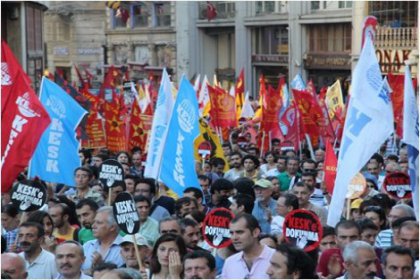 İstanbul'da ''KESK'e Dokunma'' eylemi