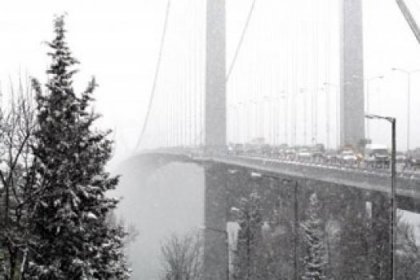 İstanbul'da yoğun kar
