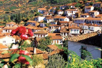İzmir'deki köye izdiham