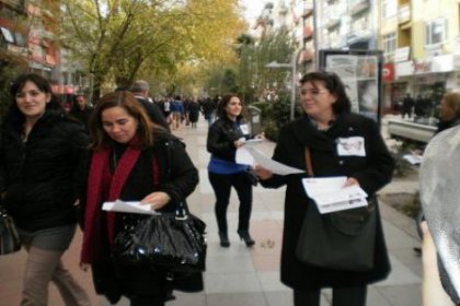 Kadına şiddete karşı CHP'li kadınlar iş başında