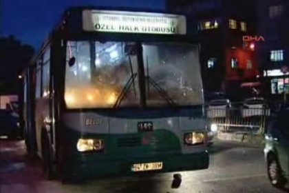 Kağıthane'de otobüse saldırı