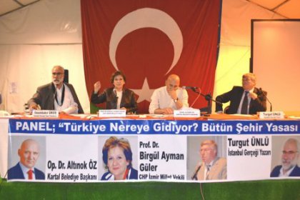 Kartal'da Birgül Ayman Güler Büyükşehir Yasasını anlattı