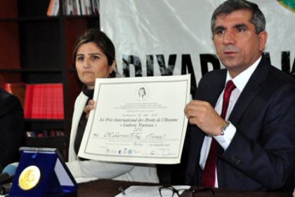 KCK tutuklusu avukata uluslararası insan hakları ödülü