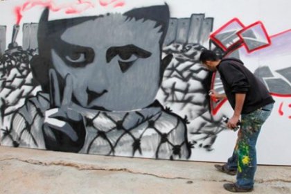 Lübnan'da grafiti sergisi