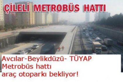 Metrobüs hattına otopark ihtiyacı var