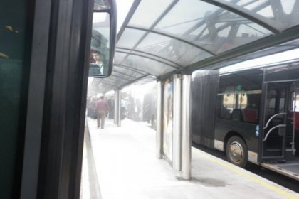 Metrobüste Yine Yangın!