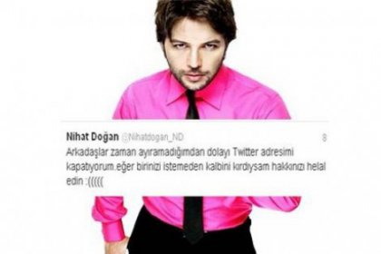 Nihat Twitter'a Veda Etti