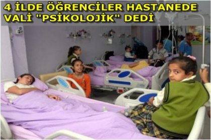 'Okul sütü' Öğrencileri Zehirledi Vali Pisikolojik dedi