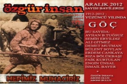 ''Özgür İnsan'' dergisinin 4. sayısı çıktı