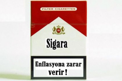 Sigara enflasyona zarar!