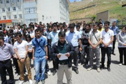 Şırnak Üniversitesi Öğrencilerinden Eylem