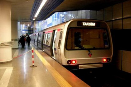 Taksim'de metro seferleri iptal