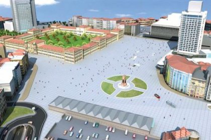 Taksim'in Üstü Altına İniyor