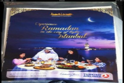 THY'den ilginç Ramazan afişi