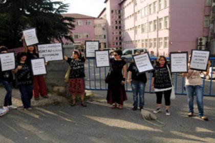 Trabzon'da kürtaj protestosu