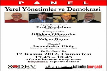 ''Yerel Yönetimler ve Demokrasi'' paneli
