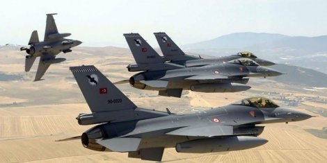 5 savaş uçağı Kuzey Irak'ta!