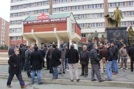 ﻿ÇAYKUR’da protesto