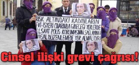 Cinsel ilişki grevi çağrısı!