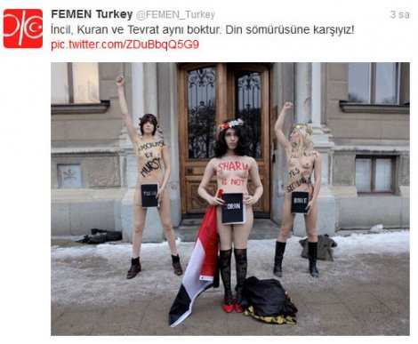 FEMEN Türkiye’de çatlak